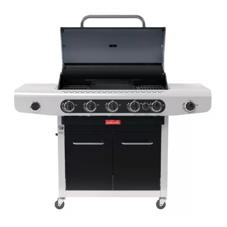 Barbecook BC-GAS-2031 Siesta 612 Black Edition gázgrill, tárolóval, oldalégővel, nyárs égőfejjel, 143x56x120cm