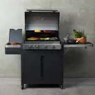 Barbecook BC-GAS-2038 Stella 4311 gázgrill, tárolóval, infravörös oldalégővel, 174x59x119cm