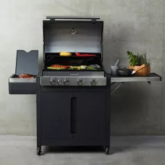   Barbecook BC-GAS-2038 Stella 4311 gázgrill, tárolóval, infravörös oldalégővel, 174x59x119cm