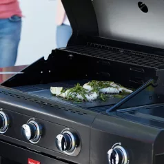   Barbecook BC-GAS-2073 Siesta 412 Graphite gázgrill, tárolóval, oldalégővel, 132x56x118cm