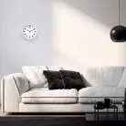 Btech BH-90 falióra, 20 cm átmérő, fehér számlap, fehér keret, műanyag