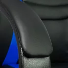 Gamer szék karfával - kék - 71 x 53 cm / 53 x 52 cm