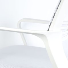   Irodai forgószék - fix karfával - fehér - 70 x 51 / 52 x 50 cm