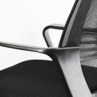 Irodai forgószék - fix karfával - fekete - 70 x 51 / 52 x 50 cm