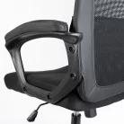 Irodai forgószék - fix karfával - fekete - 48 x 75 / 48 x 50 cm