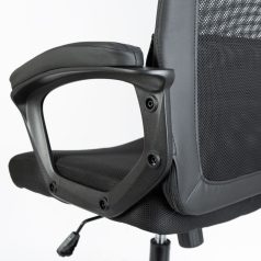   Irodai forgószék - fix karfával - fekete - 48 x 75 / 48 x 50 cm