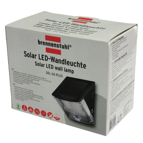 Solar Falikar 2 LED Fekete