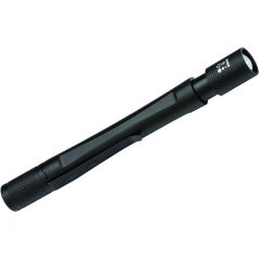   Zseblámpa LED LuxPremium / praktikus zseblámpa elemekkel és fényes CREE-LED-vel (100 lm, akár 5 óra égési idő, por- és fröccsenésálló IP54) fekete