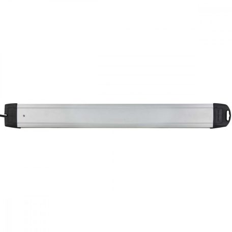 Extension socket Premium-Alu-Line 12-Aljzat 3.00 m Aluminium/Fekete - Védőérintkező TYPE F