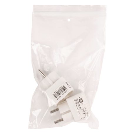 Több aljzat (aljzatadapter 2-szeres Euro aljzat fokozott érintésvédelemmel) fehér