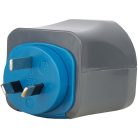 Utazási dugós készlet / utazási adapter készlet (utazási aljzat-adapter különféle tartozékokkal több mint 150 országhoz (7 db dugós betét) fekete