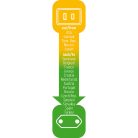 Utazó Adapter USA-Európával 2,5 A-es biztosítékkal