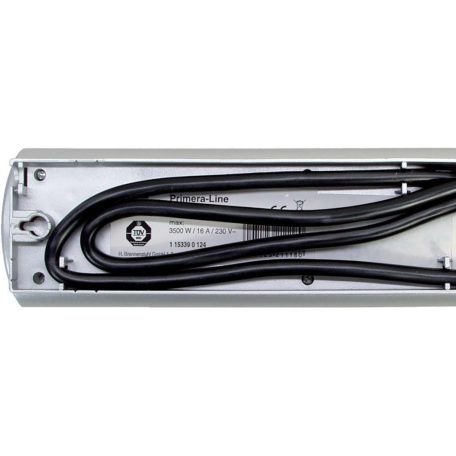 Extension socket Primera-Line 10-Aljzat 2.00 m Bronz - Védőérintkező TYPE F