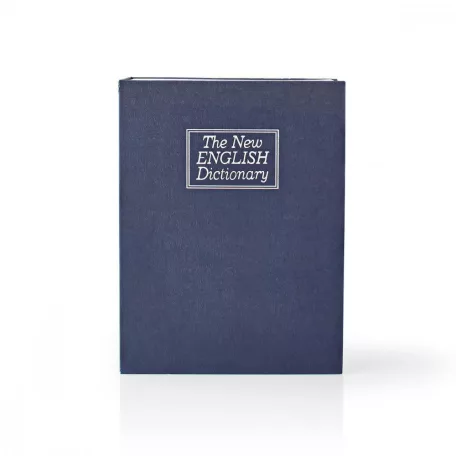 Kulcsszéf | Könyvszéf | Billentyűzár | Benti | Nagy | A belső térfogat: 2.8 l | 2 Kulccsal | Ezüst / Kék