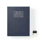 Kulcsszéf | Könyvszéf | Billentyűzár | Benti | Nagy | A belső térfogat: 2.8 l | 2 Kulccsal | Ezüst / Kék