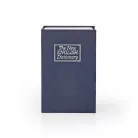 Kulcsszéf | Könyvszéf | Billentyűzár | Benti | Kicsi | A belső térfogat: 0.86 l | 2 Kulccsal | Ezüst / Kék