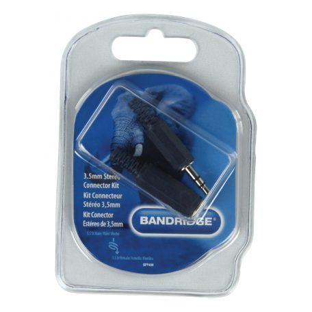 Audió Csatlakozó Készlet 3.5 mm Fekete