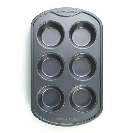 Baker’s Secret Classic Line 6 darabos muffin sütőforma - 31,3 x 18,6 x 3,6 cm