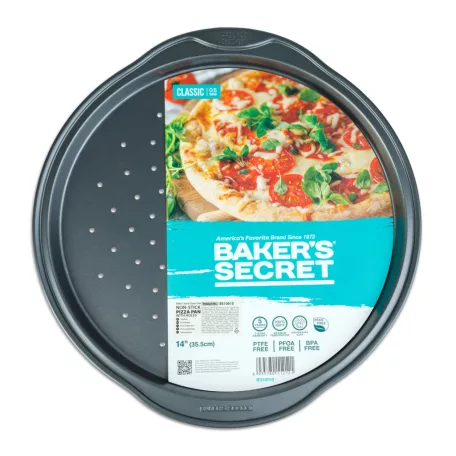 Baker’s Secret Classic Line pizzasütő tepsi - 41,3 x 38,8 x 2,1 cm