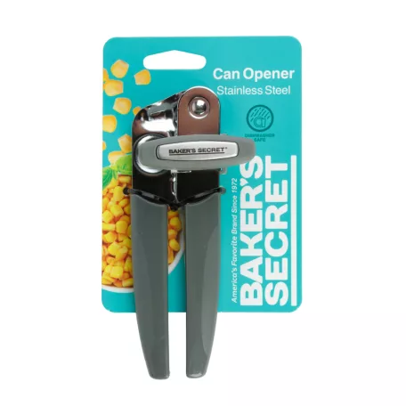 Baker's Secret konzervnyitó - rozsdamentes acél - 18,6 cm - szürke