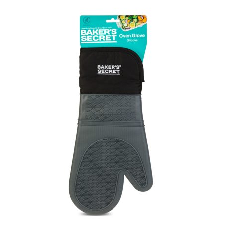 Baker's Secret konyhai sütőkesztyű - szilikon - 38,5 cm - szürke
