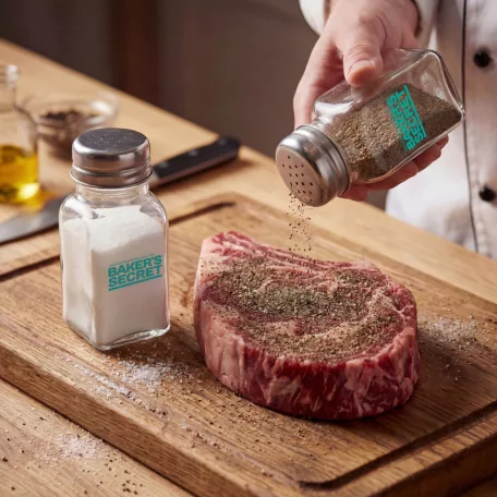 Baker's Secret só- és borsszóró szett - üveg - 9,2 cm - 2 db / szett