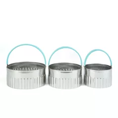   Baker's Secret sütikiszúró készlet - rozsdamentes acél - 3 db / szett