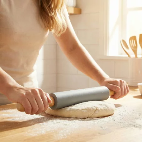 Baker's Secret nyújtófa - szilikonnal - 43 cm