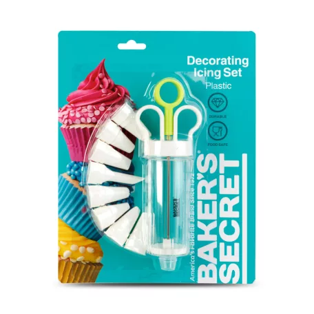 Baker's Secret süteménydíszítő szett - műanyag - 22 x 18 x 6,6 cm