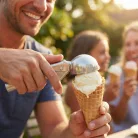 Baker's Secret fagylaltadagoló kanál - rozsdamentes acél - 19 cm