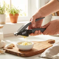   Baker's Secret fokhagymanyomó - rozsdamentes acél - 18,5 cm