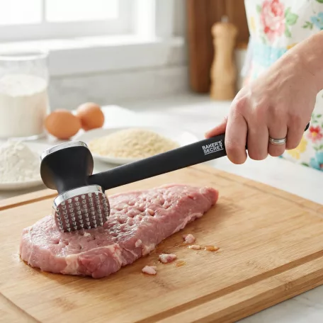 Baker's Secret húsklopfoló - műanyag, cink - 24,5 cm