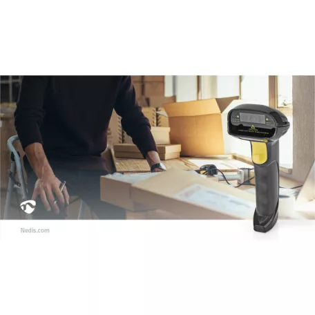 Vonalkódolvasó | Lézer | Vezeték Nélküli | 1D Lineáris | Elemes Áramellátás / USB-áramellátású | USB Kulcs