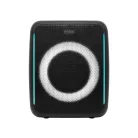 SAL BTCUBE hordozható Boombox, vezeték nélküli hangszóró, 70 watt, 3 hangszóró, Bluetooth TWS, IPX4, beépített akkumulátor