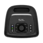 SAL BTCUBE hordozható Boombox, vezeték nélküli hangszóró, 70 watt, 3 hangszóró, Bluetooth TWS, IPX4, beépített akkumulátor
