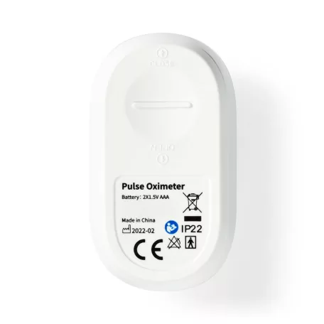 SmartLife Pulzoksziméter | Bluetooth | OLED Kijelző | Auditív riasztás / Mozgásgátló interferencia / Nagy pontosságú érzékelő / Oxigéntelítettség (SpO2) / Perfúziós index / Pulzusszám | Fehér