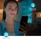 SmartLife Pulzoksziméter | Bluetooth | OLED Kijelző | Auditív riasztás / Mozgásgátló interferencia / Nagy pontosságú érzékelő / Oxigéntelítettség (SpO2) / Perfúziós index / Pulzusszám | Fehér