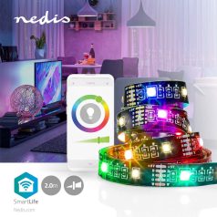   SmartLife LED Szalag | Bluetooth® | Meleg Fehér / RGB | SMD | 2.00 m | IP20 | 2700 K | 380 lm | Android™ / IOS