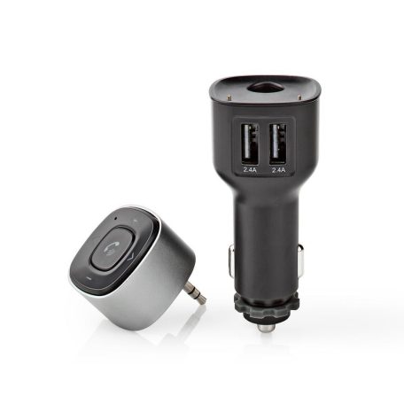 Bluetooth® Multi adapter | Csatlakozó kimenet: 1x 3.5 mm | SBC | 7 óra | Beépített mikrofon | Hangerő szabályozás | Automatikus áramtalanító funkció | Fekete / Szürke