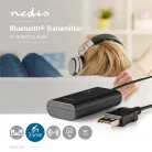 Bluetooth® adó | Csatlakozó bemenet: 1x AUX / 1x USB | SBC | Egy Eszközig | Fekete