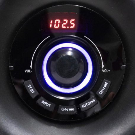 SAL BT 201, 2.1 multimédia hangrendszer, 2x15 W sztereó + 50 W mélynyomó, BT, FM rádió, EQ, 5 fokozatú LED kijelző