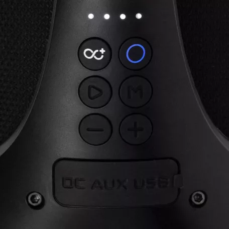 SAL BoomBox 2 BT 5000 Hordozható Party hangfal Multimédia Playes bluetooth hangszóró HI-FI MP3 FM rádió • nagyteljesítményű, stereo erősítő • erőteljes, térhatású hangzás 2x25w