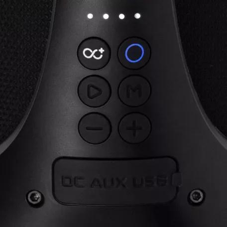 SAL BT 5000 hordozható bluetooth kihangosító, 2 x 25 W, sztereó boombox, FM rádió, USB, microSD, beépített mikrofon, RGB LED, ~30 óra üzemidő