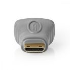 HDMI-adapter | HDMI Mini-csatlakozó - HDMI aljzat | Szürke
