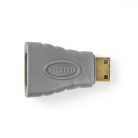 HDMI-adapter | HDMI Mini-csatlakozó - HDMI aljzat | Szürke
