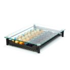 Fém kávékapszula tartó - 60 db Nespresso kapszulához - 410 x 260 x 60 mm - matt fekete