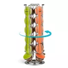 Fém kávékapszula tartó - 24 db Dolce Gusto kapszulához - króm