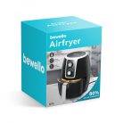 Bewello Deluxe Olaj nélküli meleglevegős fritőz, 3,7 liter forrólevegős fritőz olaj nélküli sütő 1500w -s Airfryer extra nagy kapacitású 1500W 2023-s modell
