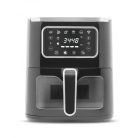 Bewello XXL Digitális forrólevegős fritőz Olaj nélküli fritőz - 220-240 V - 1450W - 5 L - érintőgombos -