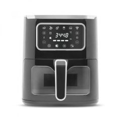   Bewello XXL Digitális forrólevegős fritőz Olaj nélküli fritőz - 220-240 V - 1450W - 5 L - érintőgombos -